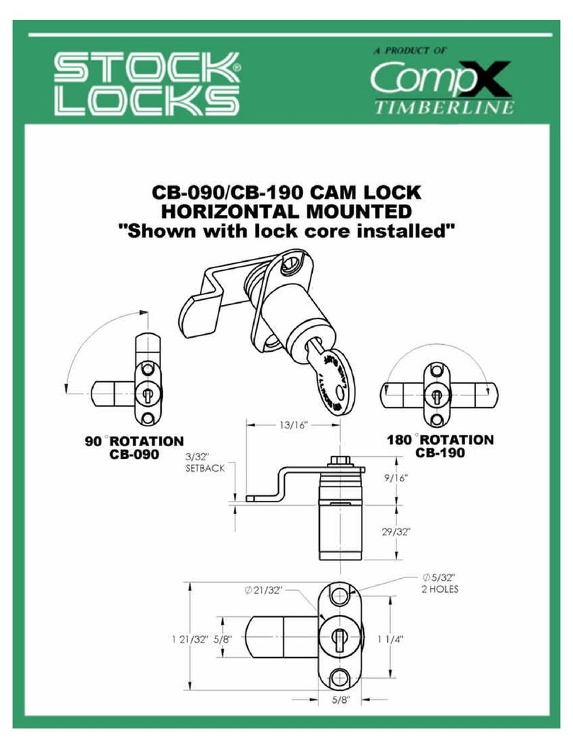 Stock Loks CB-090 User manual Stock Loks CB-090 User manual