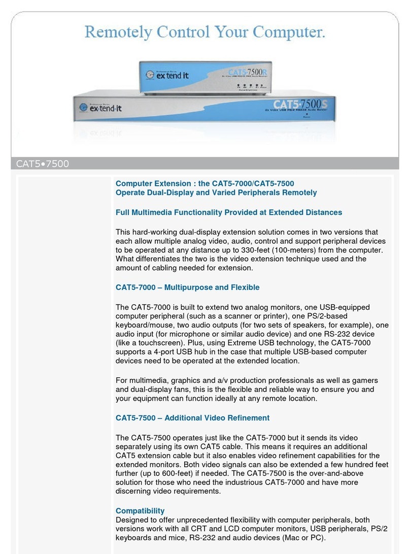 Gefen CAT5-7500 Features