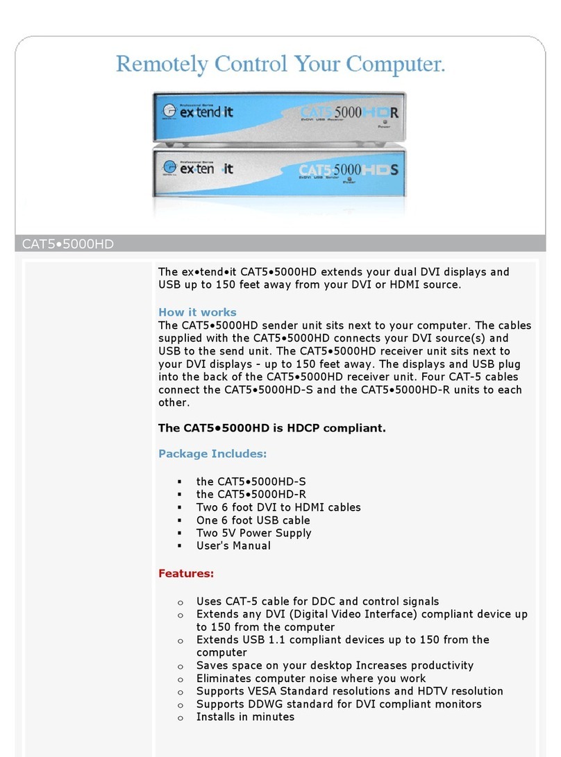 Gefen CAT5-5000HD Specifications