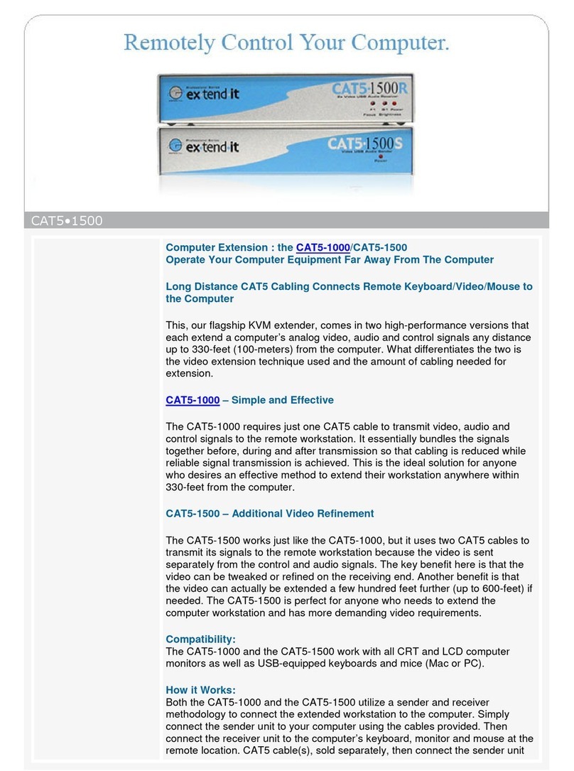 Gefen ex-tend-it CAT5-1500 brochure