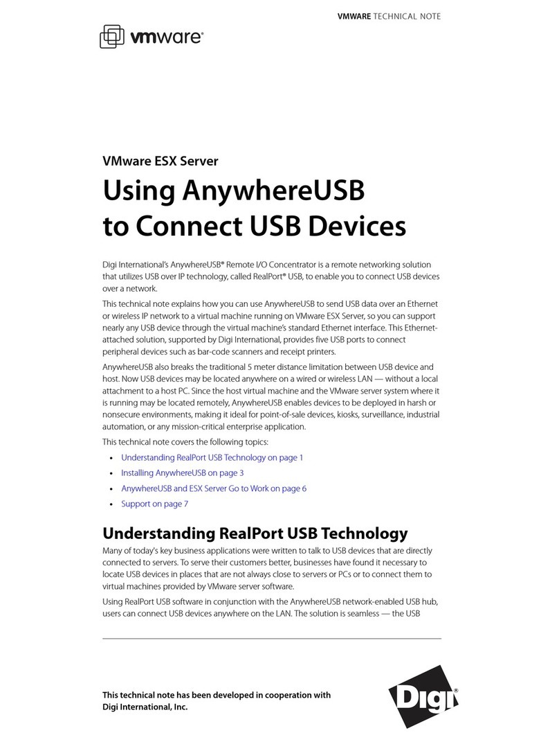 VMware ANYWHEREUSB - TECHNICAL USB Guide