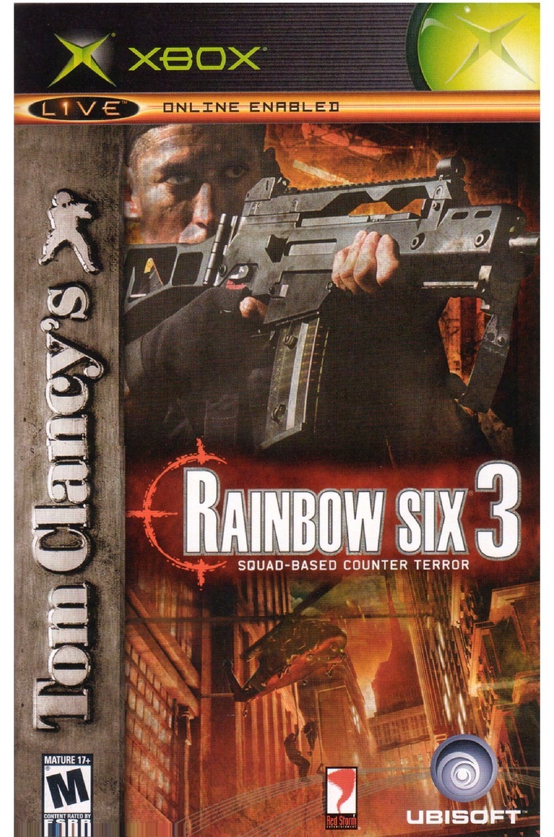 Ubi Soft TOM CLANCY S-RAINBOW SIX 3-SQUAD-BASED COUNTER... User manual Ubi Soft TOM CLANCY S-RAINBOW SIX 3-SQUAD-BASED COUNTER... User manual