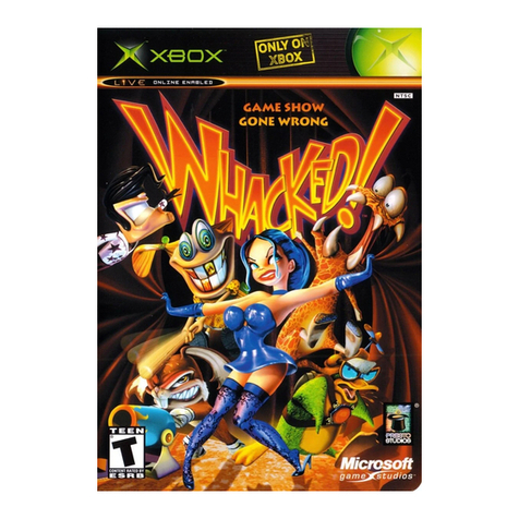 Microsoft game studios WHACKED manual Microsoft game studios WHACKED manual
