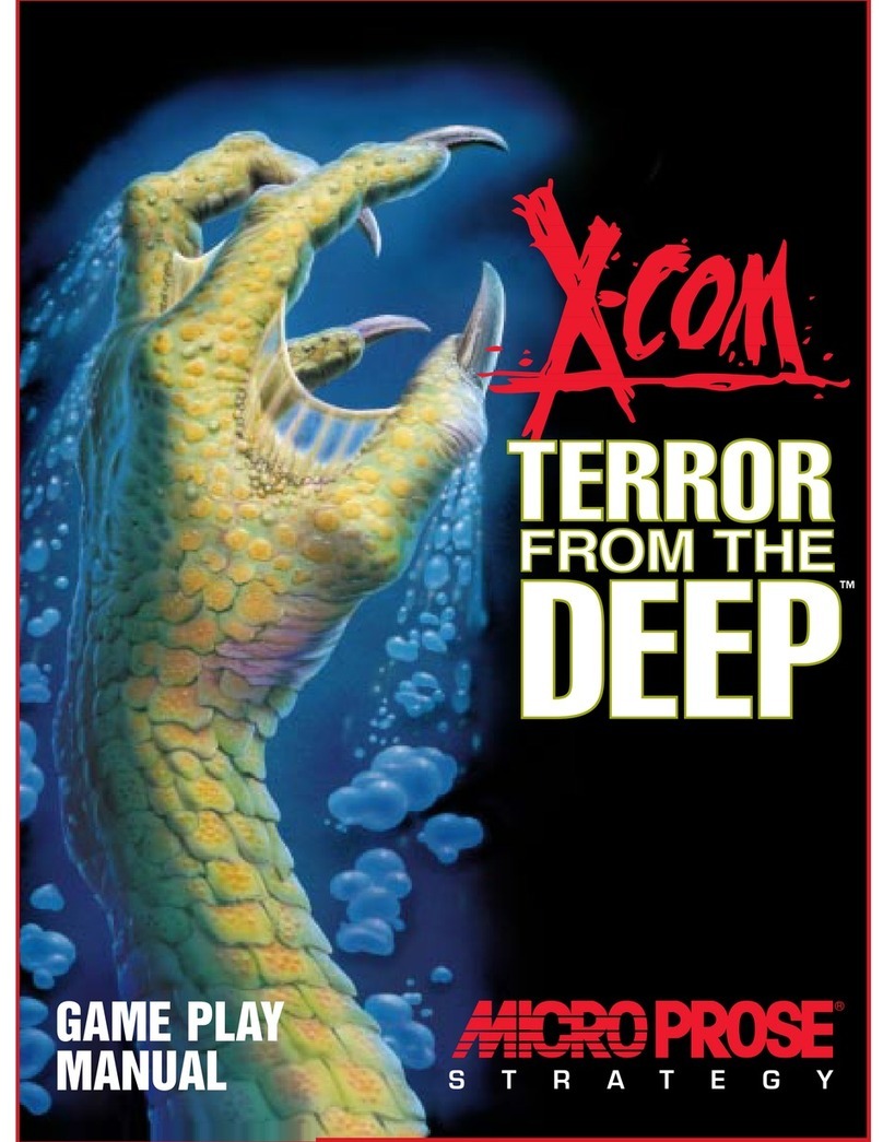 Micro Prose X-COM-TERROR FROM THE DEEP manual