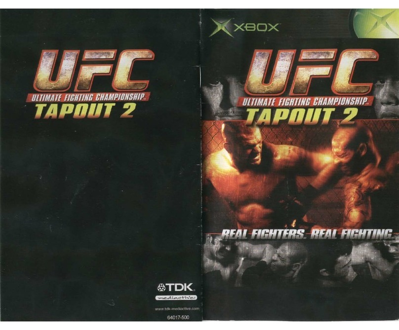 TDK UFC-ULTIMATE FIGHTING CHAMPIONSHIP-TAPOUT 2 User manual
