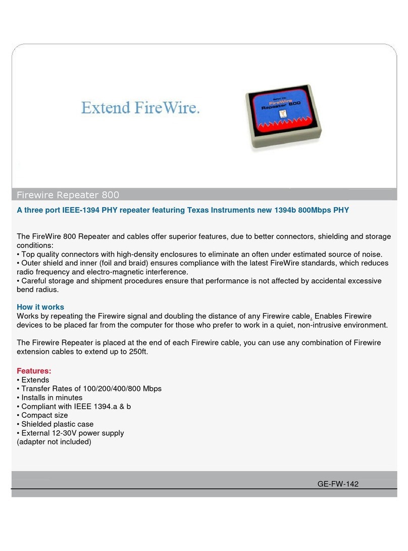 Daxten FIREWIRE 800 REPEATER brochure