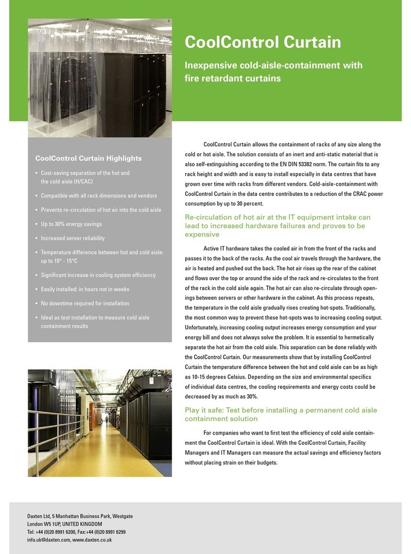 Daxten COOLCONTROL CURTAIN User manual