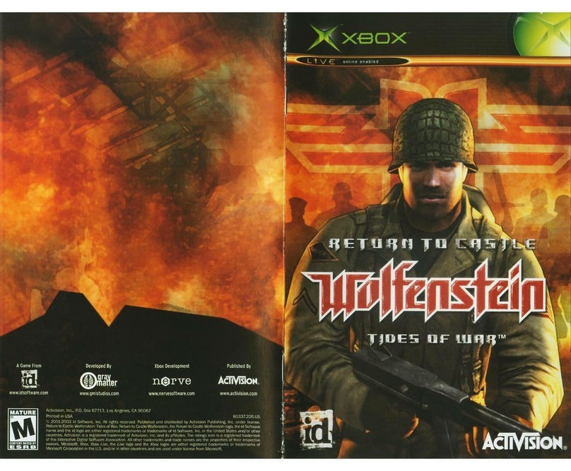 id Software RETURN TO CASTLE WOLFENSTEIN-TIEDS OF WAR manual id Software RETURN TO CASTLE WOLFENSTEIN-TIEDS OF WAR manual
