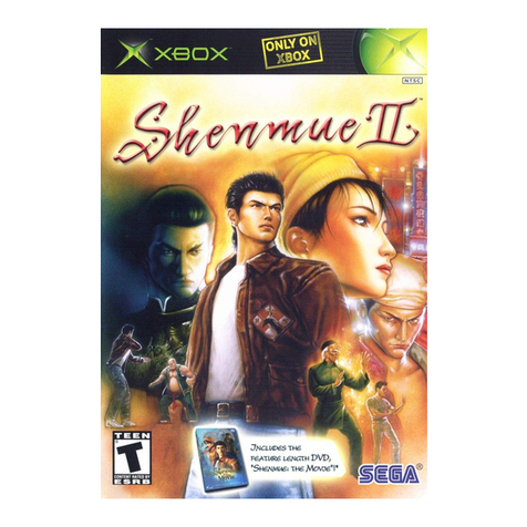 Sega SHENMUE II manual