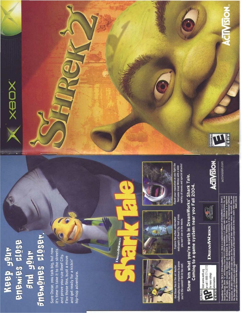 Activision SHREK 2 manual