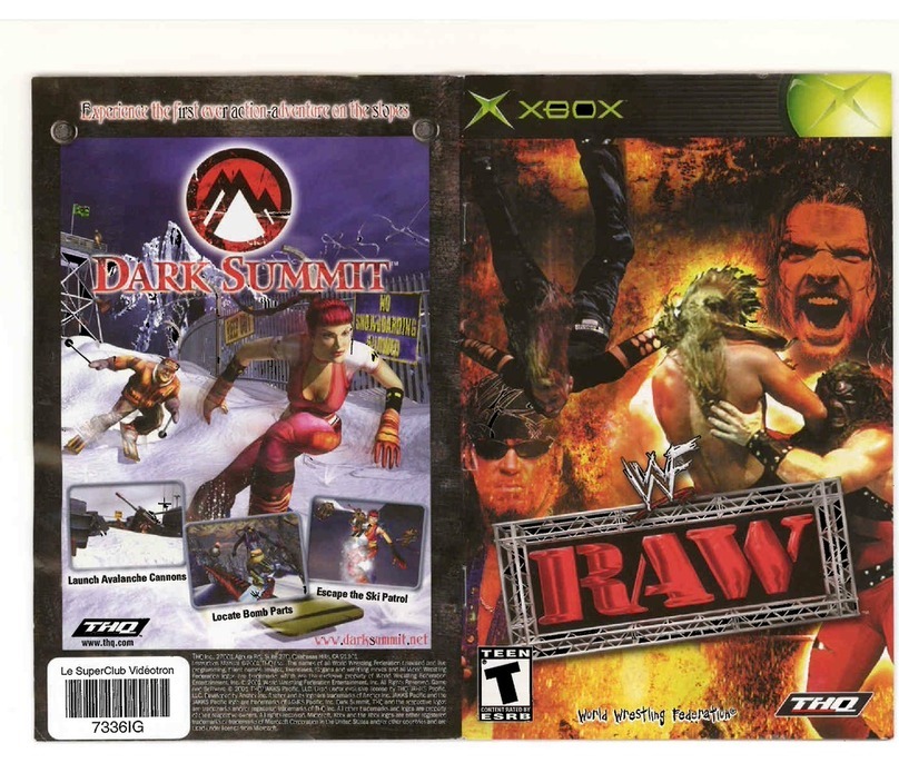 THQ RAW User manual
