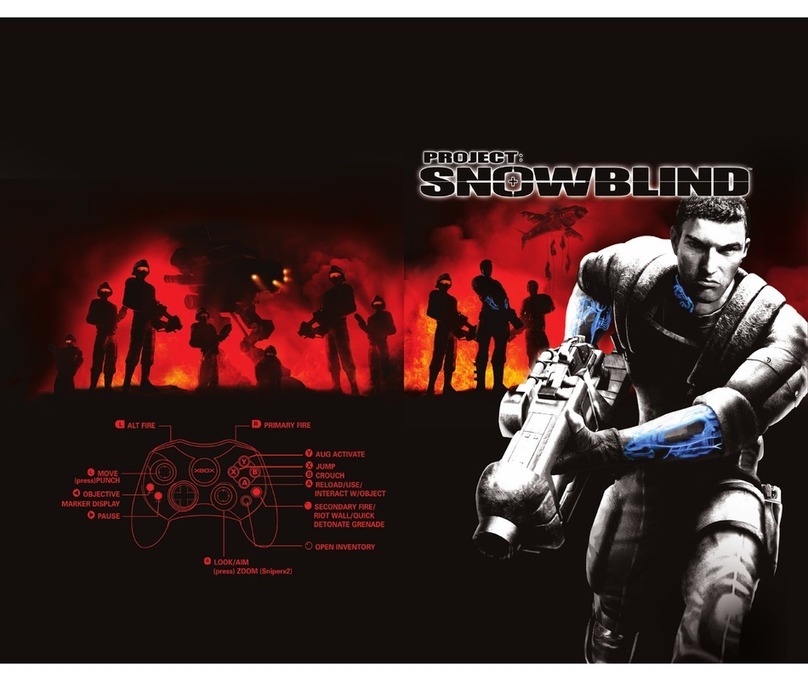Crystal Dynamics PROJECT SNOWBLIND manual