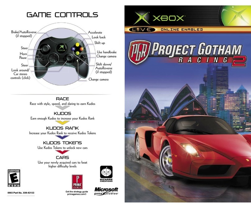 Bizarre Creations PROJECT GOTHAM-RACING 2 manual