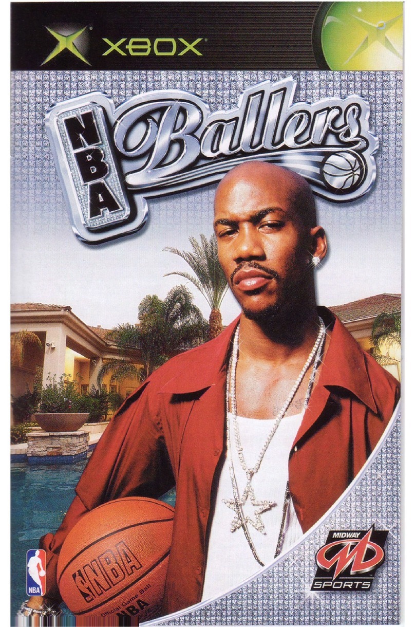 GAMES MICROSOFT XBOX NBA BALLERS User manual