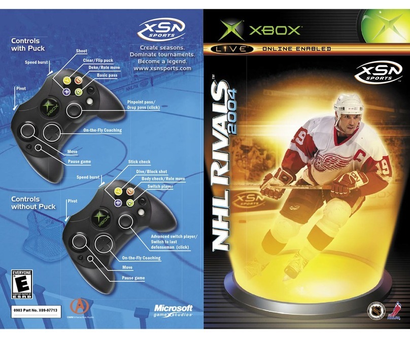 GAMES MICROSOFT XBOX NFL FEVER 2004 User manual