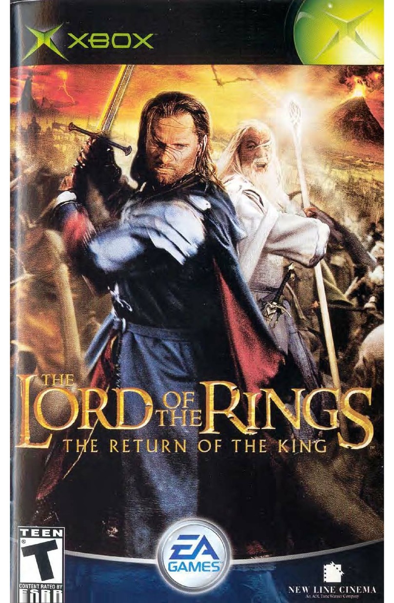 Electronic Arts THE LORD OF THE RINGS-THE RETURN OF THE KING manual Electronic Arts THE LORD OF THE RINGS-THE RETURN OF THE KING manual