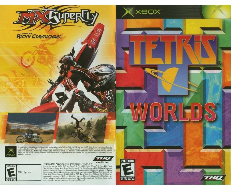 THQ TETRIS WORLDS manual THQ TETRIS WORLDS manual