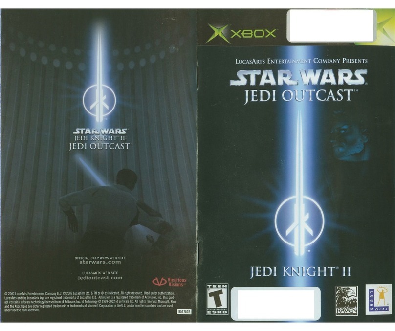 Lucas Arts STAR WARS-JEDI OUTCAST manual
