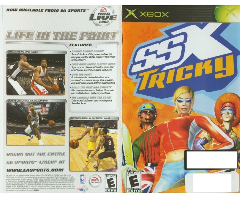 Electronic Arts SSX TRICKY manual
