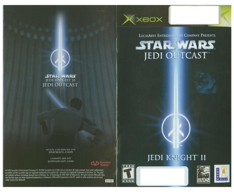 Lucas Arts STAR WARS-JEDI KNIGHT II-JEDI OUTCAST manual Lucas Arts STAR WARS-JEDI KNIGHT II-JEDI OUTCAST manual