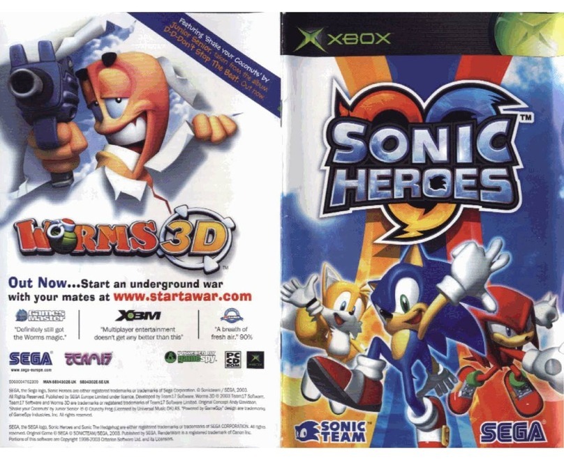 Sega Sonic Heroes manual