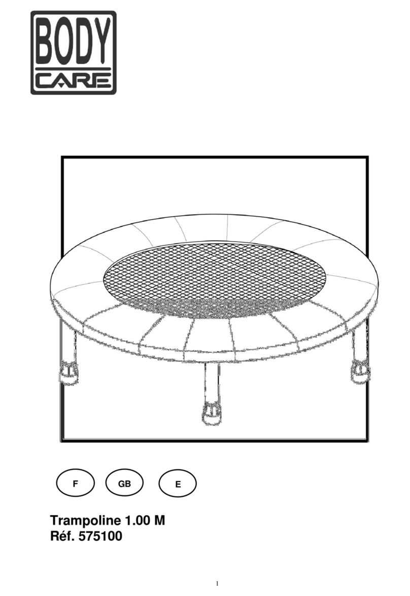 CARE FITNESS TRAMPOLINE 1.0M manual