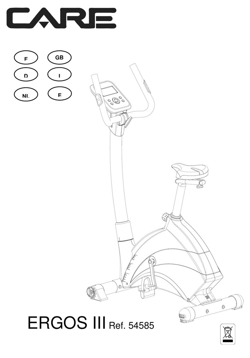 CARE FITNESS ERGOS III - PART 1 manual