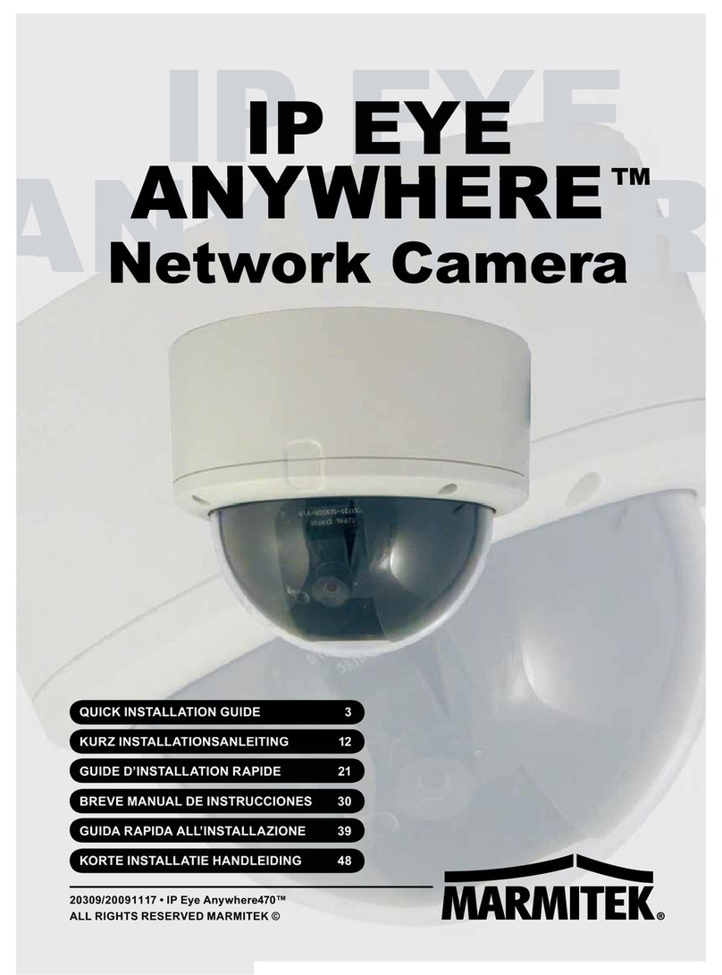 Marmitek IP EYE ANYWHERE 470 - ADVANCED User manual Marmitek IP EYE ANYWHERE 470 - ADVANCED User manual