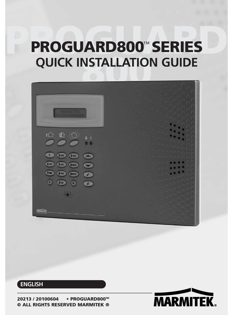 Marmitek PROGUARD 800 - QUICK User manual