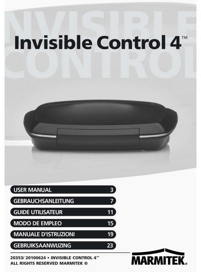 Marmitek INVISIBLE CONTROL 4 User manual Marmitek INVISIBLE CONTROL 4 User manual