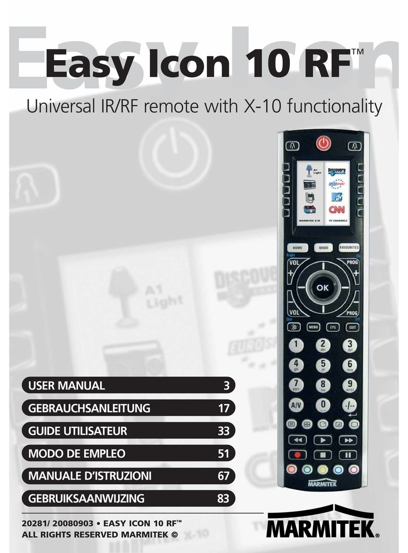 Marmitek EASY ICON 10 RF user manual