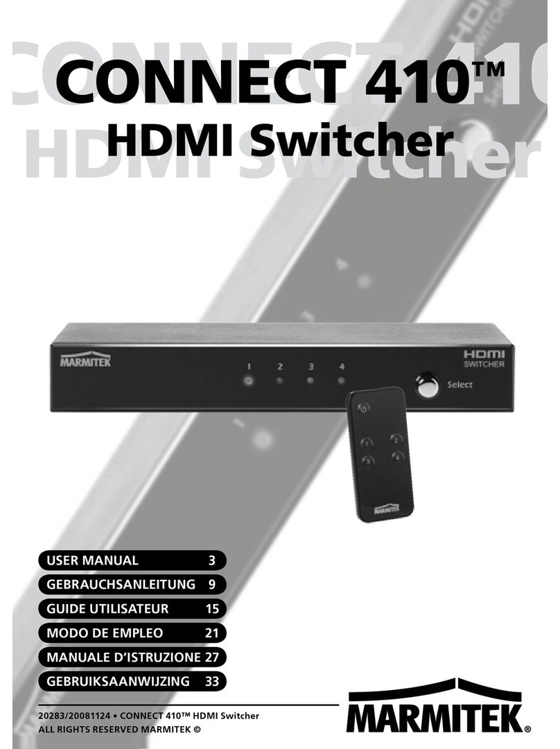 Marmitek CONNECT 410 User manual
