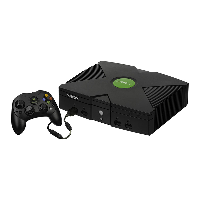 Microsoft XBOX User manual