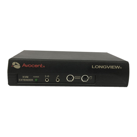 Avocent LONGVIEW X30 - Operation manual
