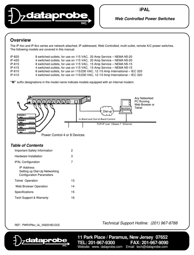 Dataprobe IP-410 - manual
