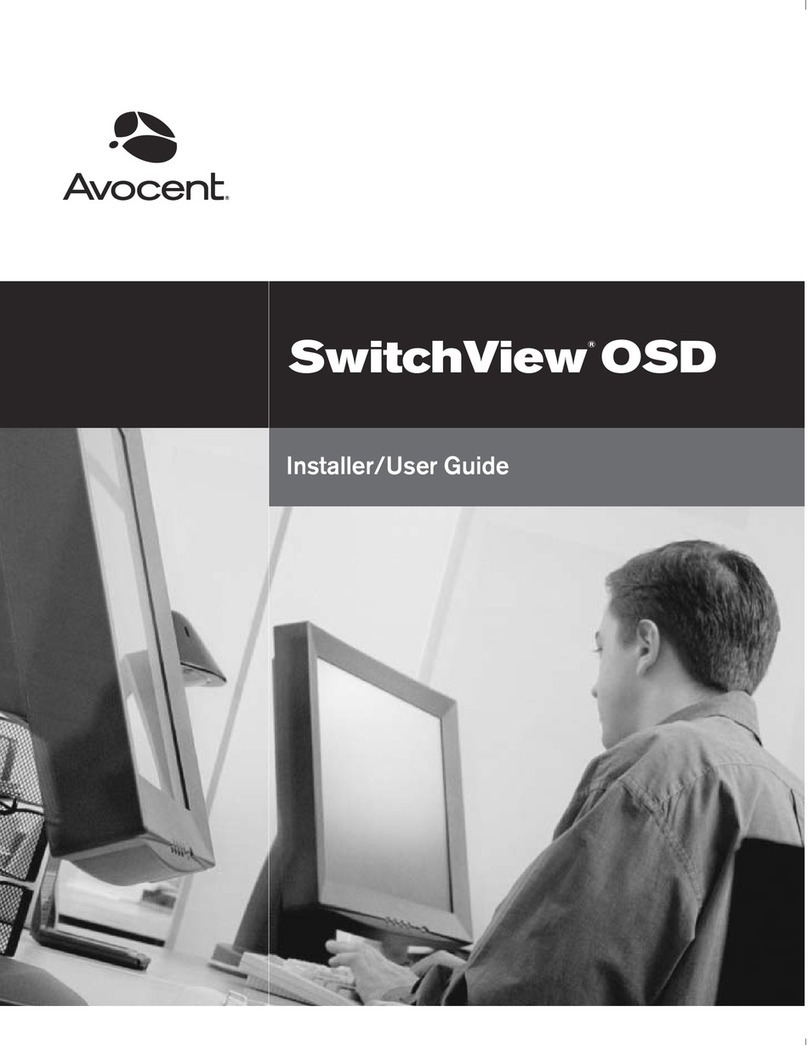 Avocent SWITCHVIEW OSD - Installation & user guide