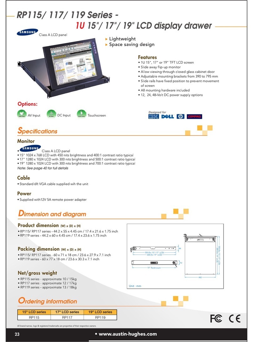 Austin Hughes Electronics Cyberview RP-115 Series User manual