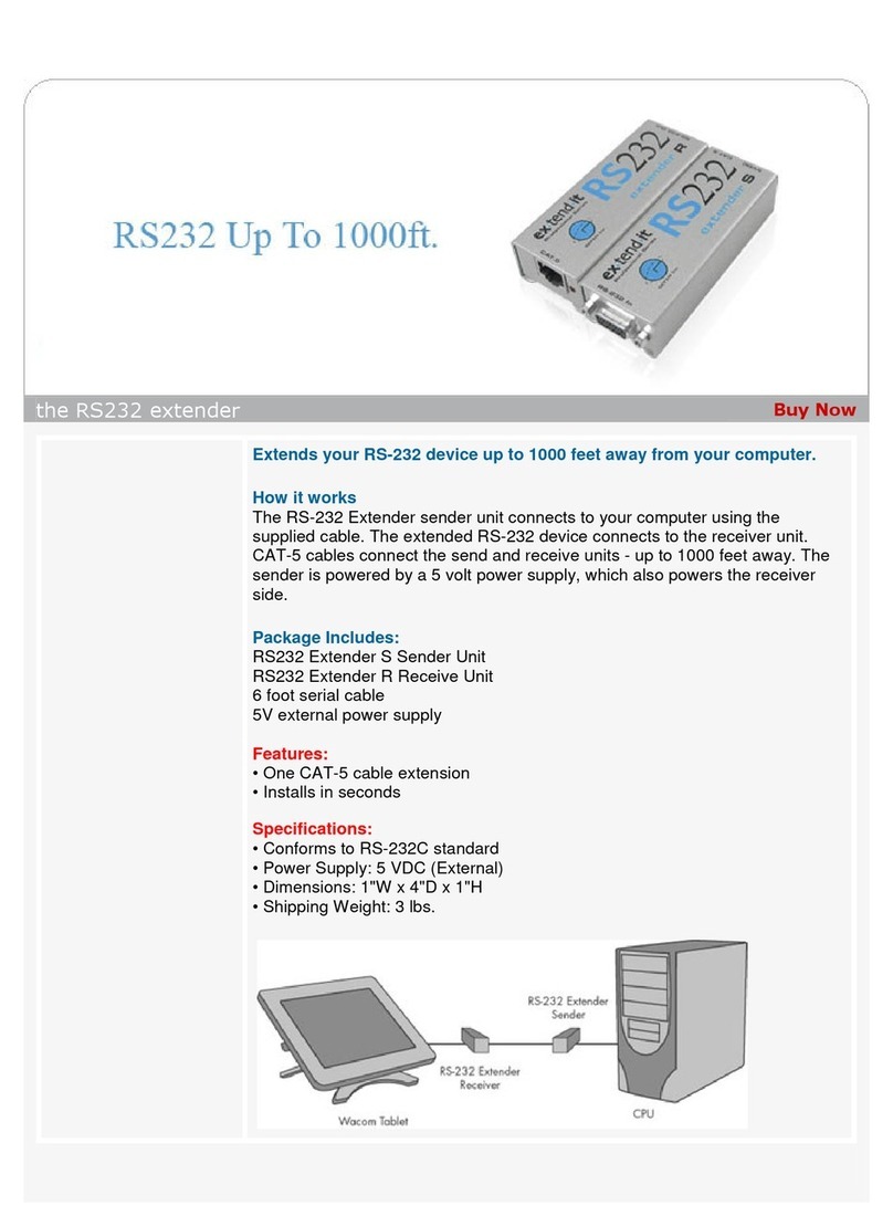 Daxten RS232 Extender brochure