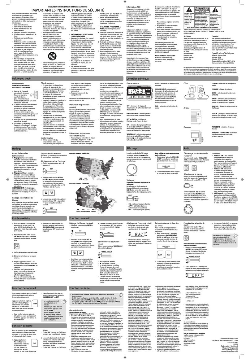 RCA RPC100 Assembly instructions