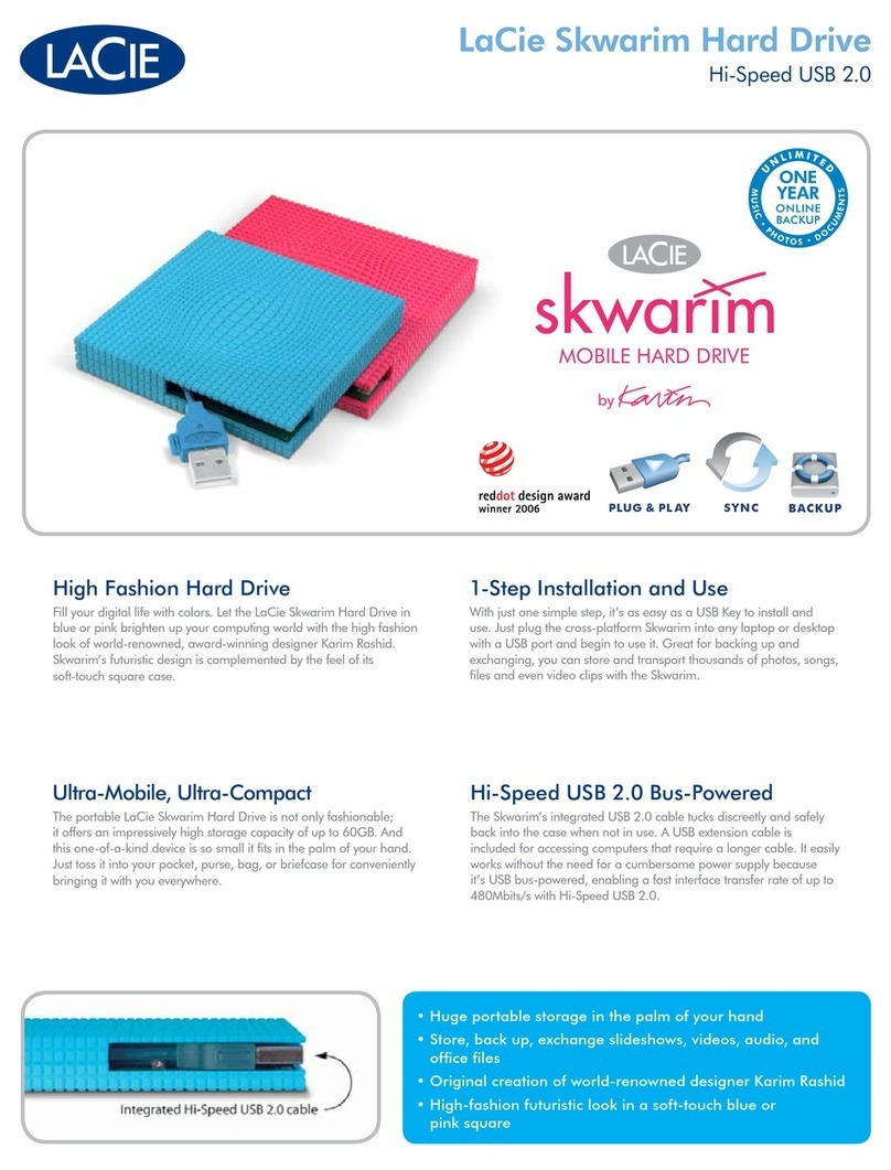 LaCie Skwarim User manual