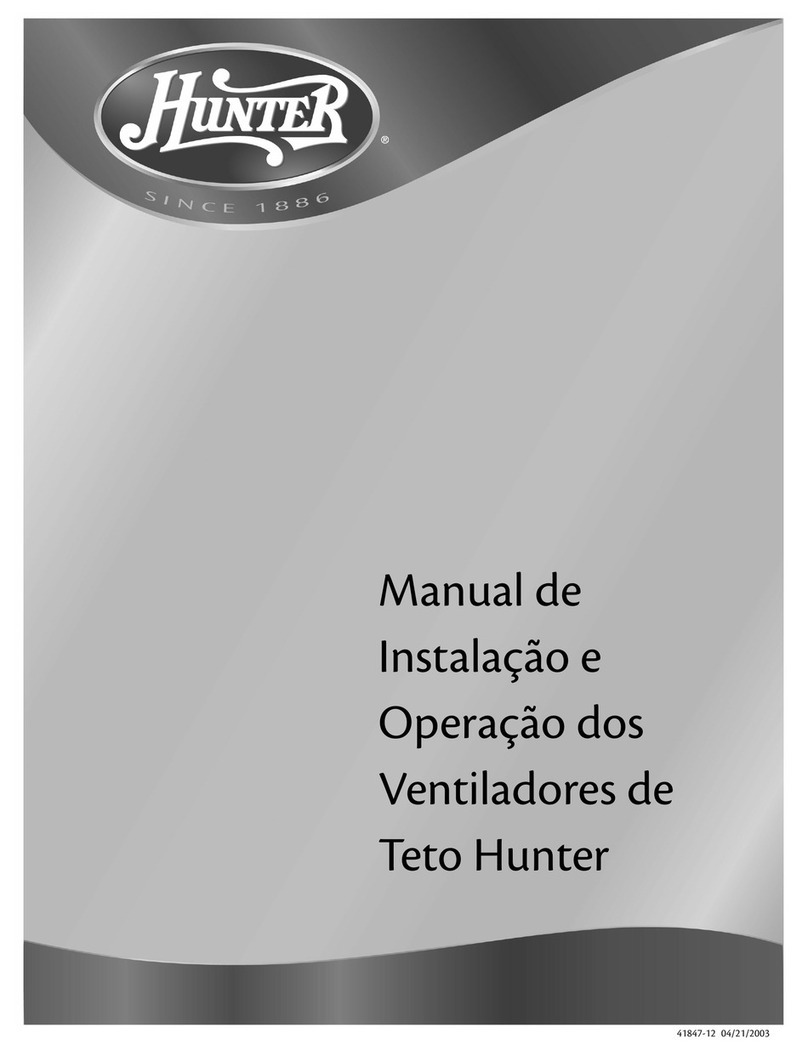 Hunter 21117 Instruction Manual Hunter 21117 Instruction Manual