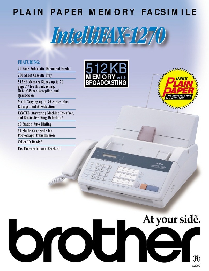 Brother FAX-1270E User manual