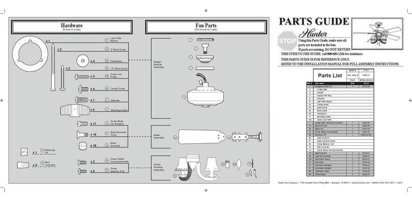 Hunter 21101 Manual