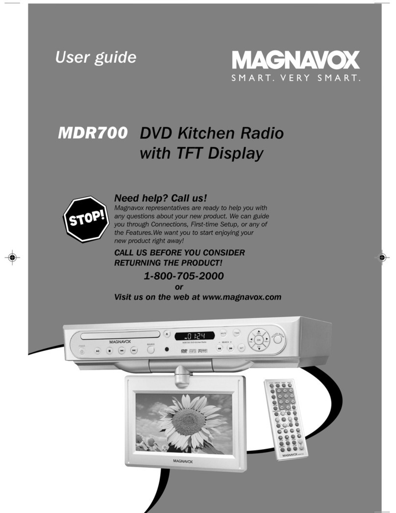 Magnavox MDR700 User manual