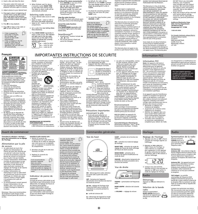 RCA RC5610 User manual