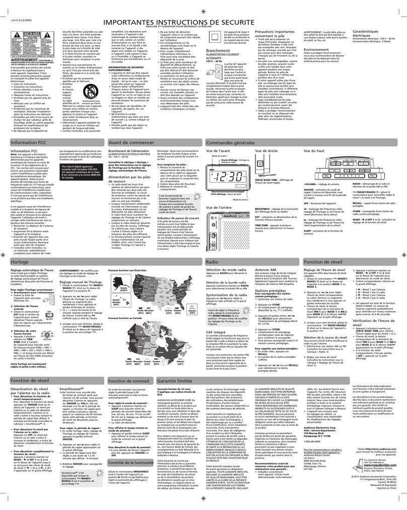 RCA RC140 User manual