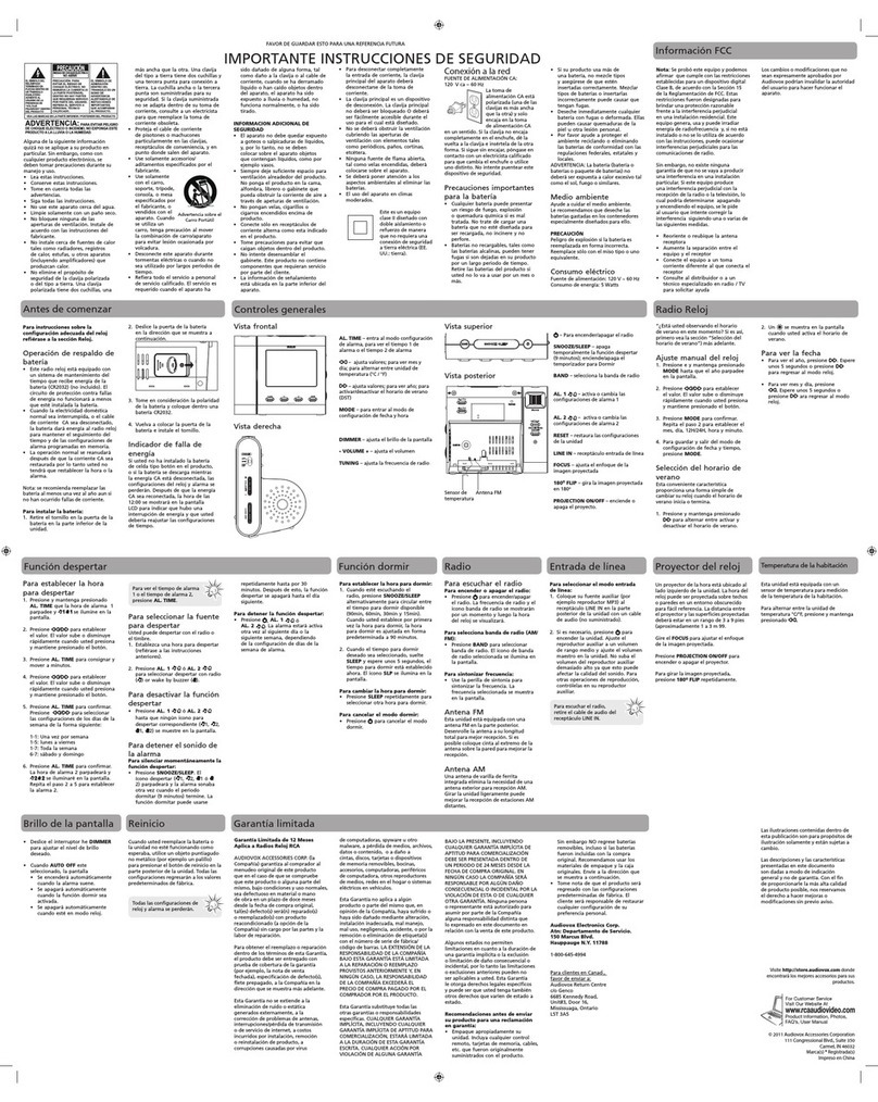 RCA RC124 user manual