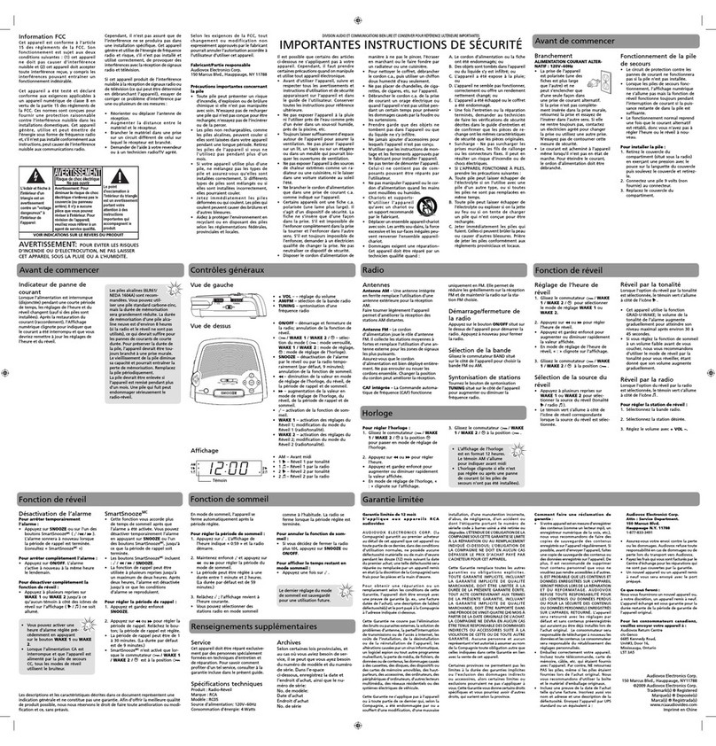 RCA RC05 User manual