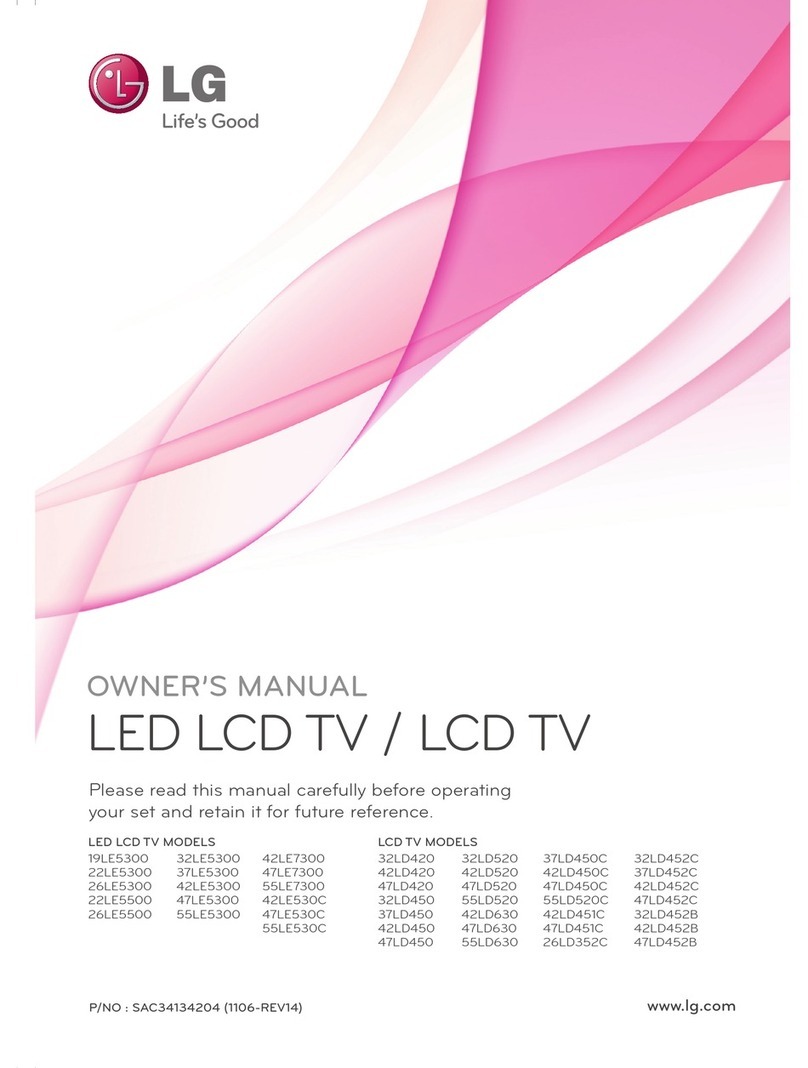 LG 26LD352C User manual