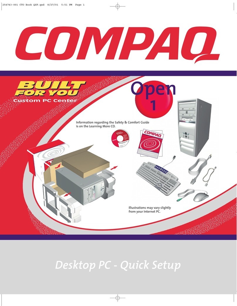 HP Compaq Presario User manual